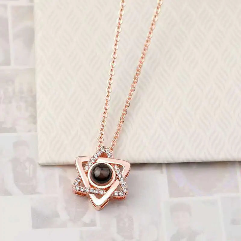 "I Love You Necklace in 100 Languages - Popular Design"