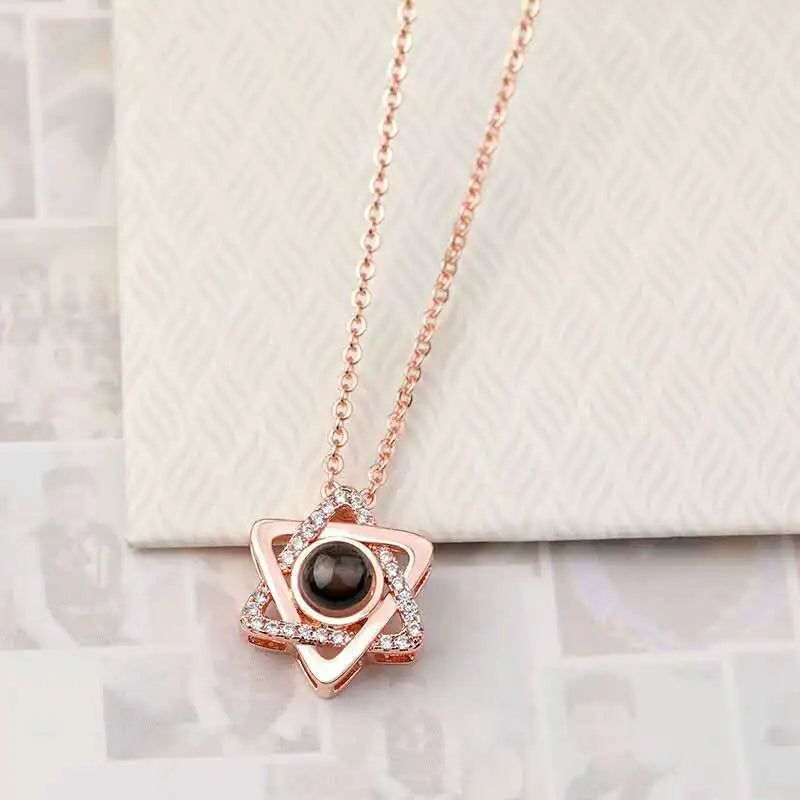 "I Love You Necklace in 100 Languages - Popular Design"