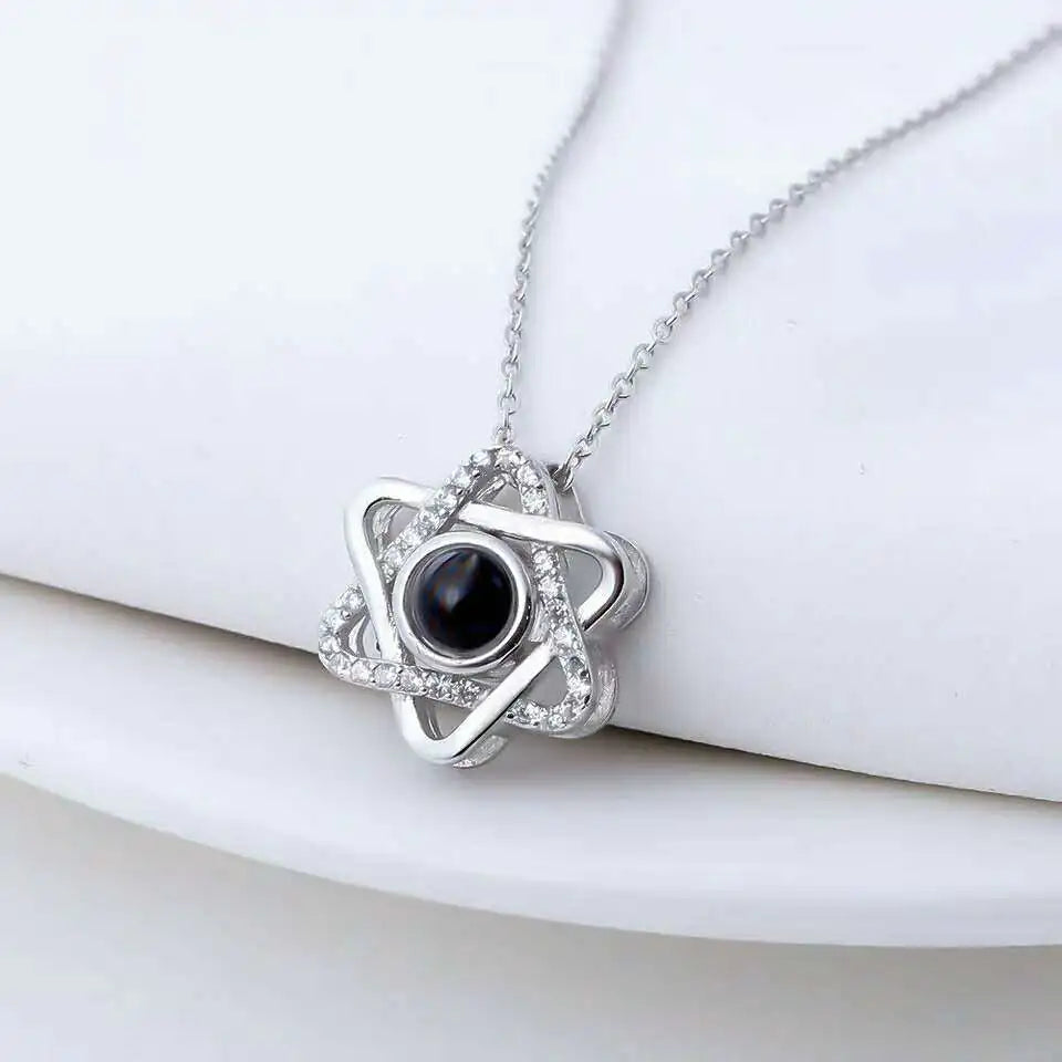 "I Love You Necklace in 100 Languages - Popular Design"